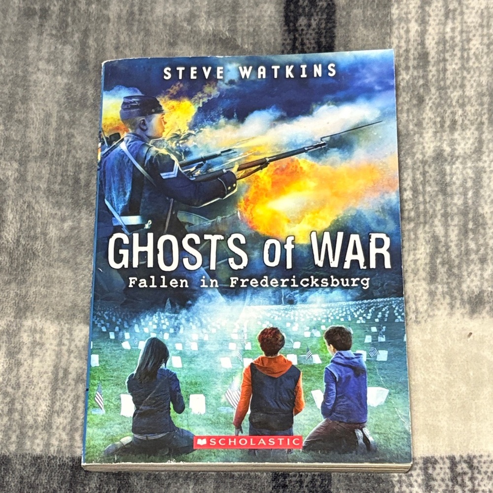 💰Scholastic Ghosts of War Book - Blue and Orange Cover